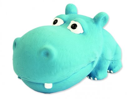 Hračka DOG FANTASY Latex velké hlavy se zvukem mix barev 9 cm