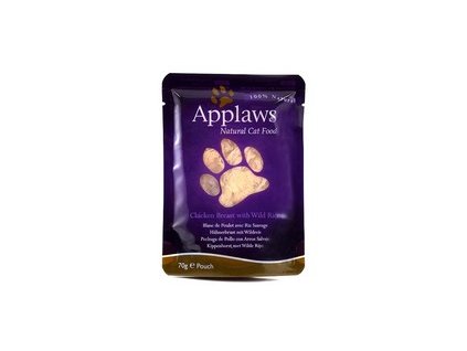 Applaws kapsička Cat 70g kuřecí prsa a divoká rýže
