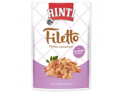 Kapsička RINTI Filetto kuře + šunka v želé 100g