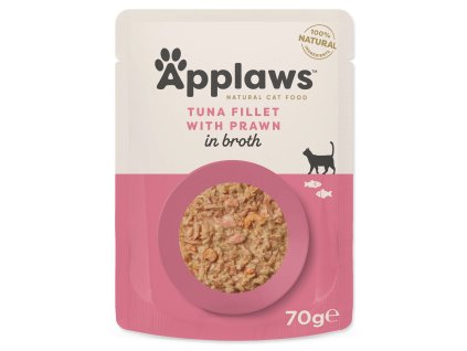 Kapsička Applaws Cat tuňák a krevety 70g