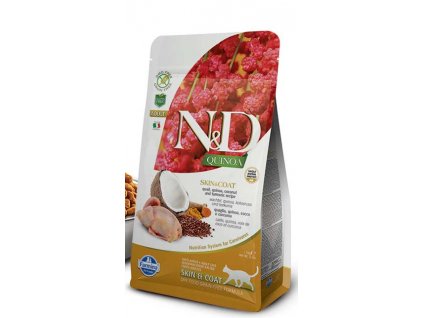 N&D Grain Free Cat Adult Quinoa Skin&Coat Quail & Coconut