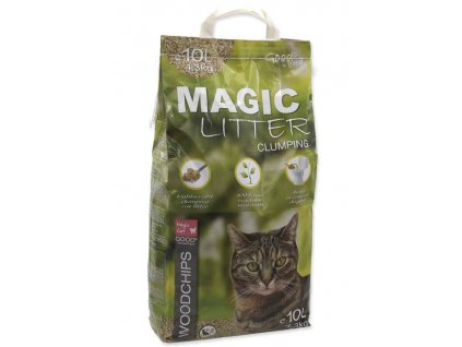 Kočkolit MAGIC CAT Litter Woodchips 10l 4,3kg