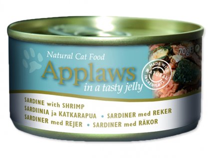 Applaws Konzerva Cat Jelly Sardine with Shrimp 70g
