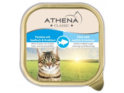 Paštika ATHENA ryba + krab 100g