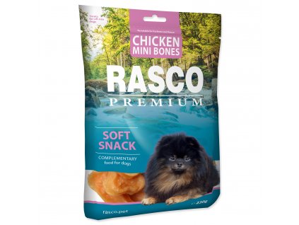 Pochoutka RASCO Premium mini kosti z kuřecího masa 230g