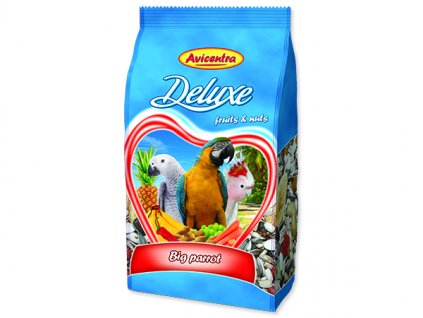AVICENTRA delux krmivo pro velké papoušky 1kg