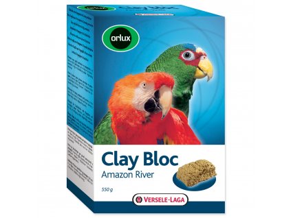 Jílový blok VERSELE-LAGA Clay Bloc Amazon River pro větší papoušky 550g