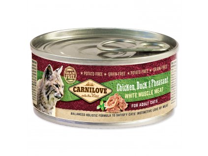 CARNILOVE Chicken, Duck & Pheasant for Adult Cats 100g