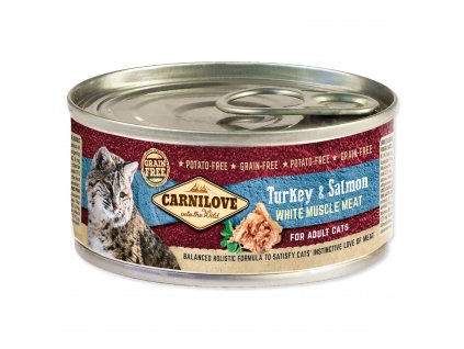CARNILOVE Turkey & Salmon for Adult Cats 100g