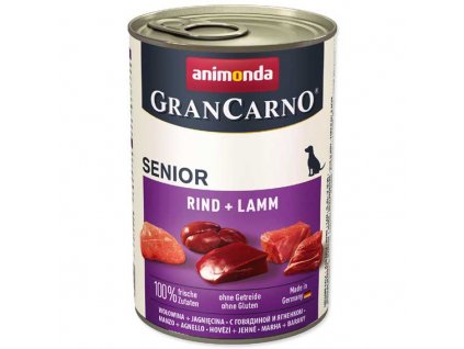 animonda gran senior jehně 400g