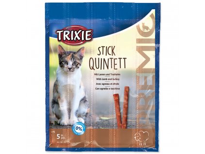 Tyčinky TRIXIE Cat Premio Quadro Anti-Hairball drůbež a játra 20g