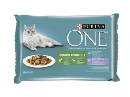 Purina one indoor 4x85g