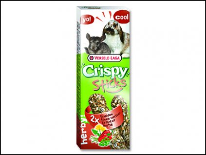 Tyčinky VERSELE-LAGA Crispy s bylinami pro králíky a činčily 110g