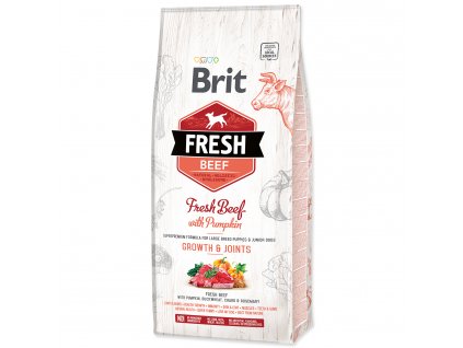 44273 brit fresh beef with pumpkin puppy large 12kg