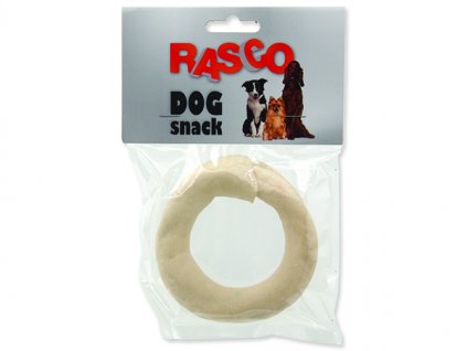 Kruh RASCO Dog buvolí bílý 8,9 cm 1ks