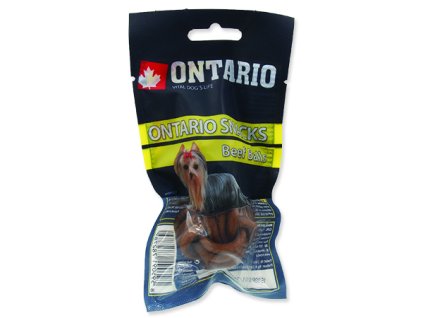 Snack ONTARIO Dog Rawhide Ball 3,75 cm 2ks