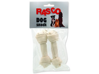 Uzle RASCO Dog buvolí bílé 11 cm 2ks