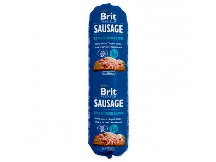 Salám BRIT Premium Sausage Chicken & Lamb 800g