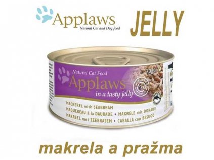 Applaws konzerva Cat Jelly makrela a pražma 70 g