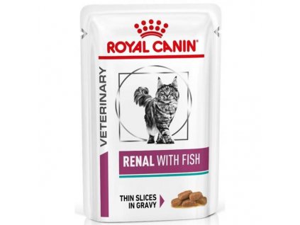 Royal Canin VD Cat kaps. Renal with fish 85g