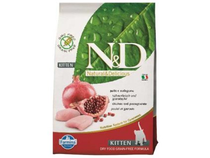 N&D Grain Free Cat Kitten Chicken & Pomegranate
