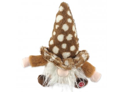 Hračka DOG FANTASY skřítek hnědý 30 cm
