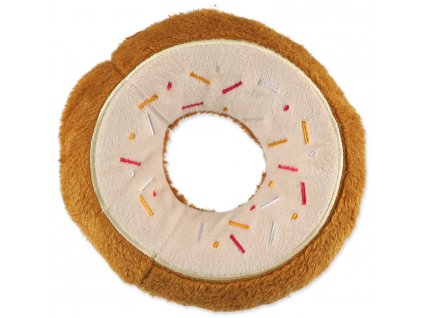 Hračka DOG FANTASY donut bílý 19 cm