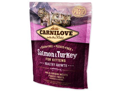 CARNILOVE Salmon and Turkey kittens Healthy Growth 400 g