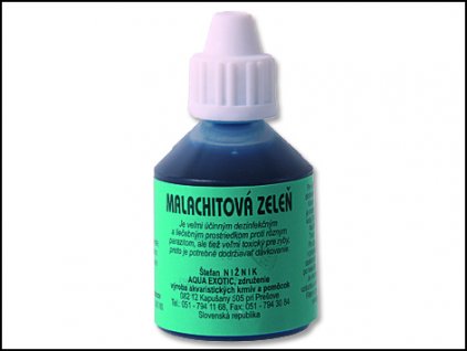 Dezinfekce AQUA EXOTIC Malachitová zeleň 25 ml