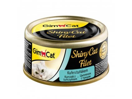 shinycat kuře s tuňákem 70g