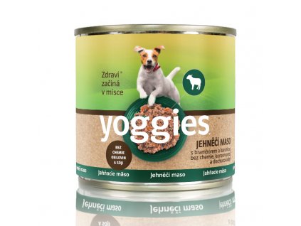 yoggies jehneci konzerva s bramborem a karotkou 200
