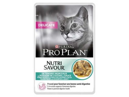 Pro Plan Cat kapsička Delicate Ocean Fish 85 g