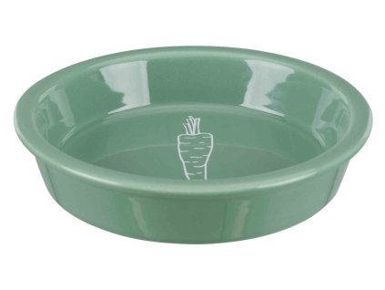 keramická miska 14 cm mrkev zelená
