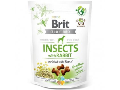 Brit Care Dog Crunchy Cracker Insect with Rabbit enriched with Fennel 200 g