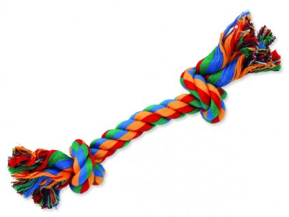 Uzel DOG FANTASY bavlněný barevný 2 knoty 20 cm