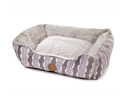 pelíšek furry šedý