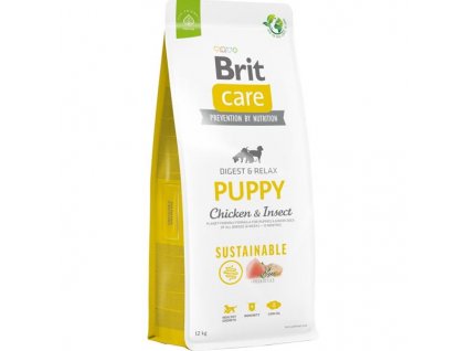 Brit Care Dog Sustainable Puppy Chicken+Insect 12 kg