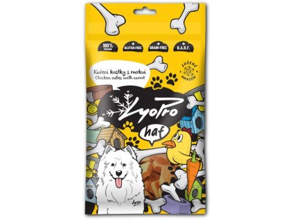 LyoPro Dog Kuřecí kostky s mrkví 50 g