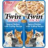 Inaba Twin Packs cat tuňák & kuře,hřebenatka 80g