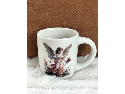 Andělský retro hrníček + dárková krabička
