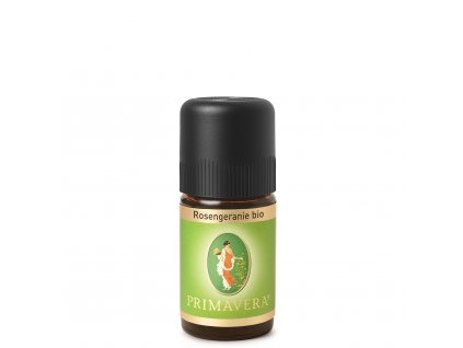 PL-10643 Éterický olej Primavera Geránium BIO 5 ml na bielom podklade