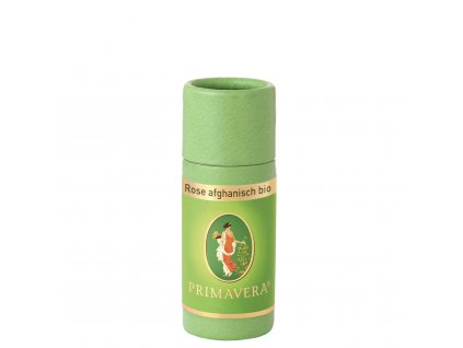 PL-10247 Éterický olej Primavera Ruža afgánska BIO 1 ml na bielom podklade