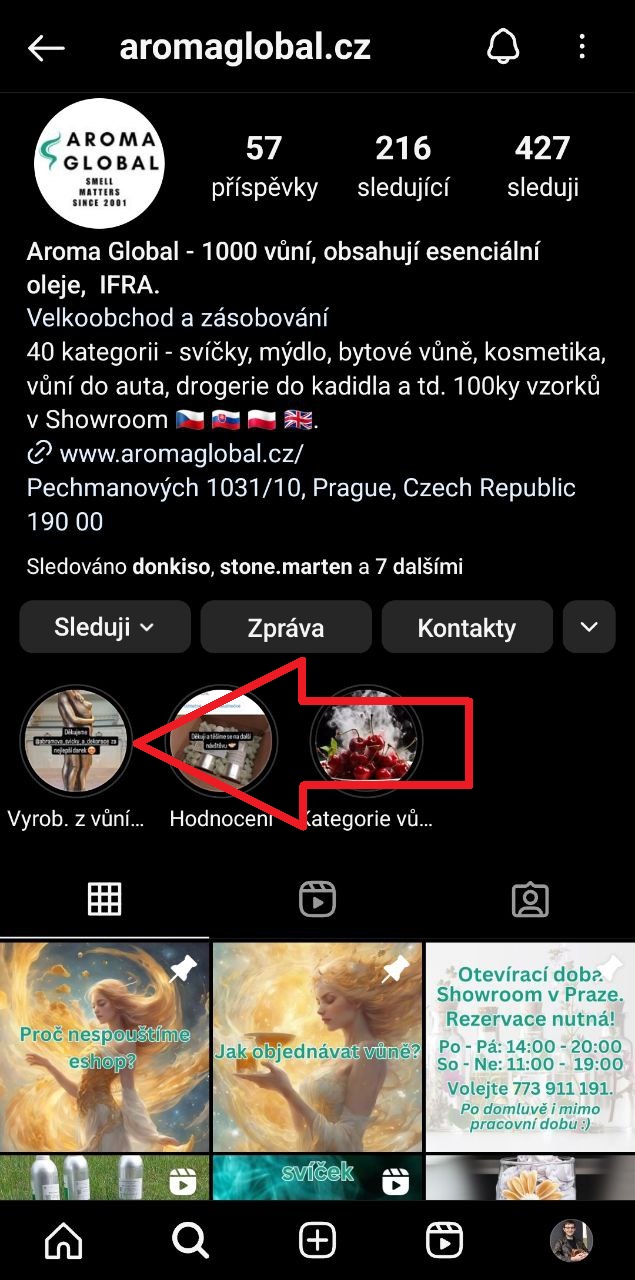 Foto a video výrobků s použitim našich vůní