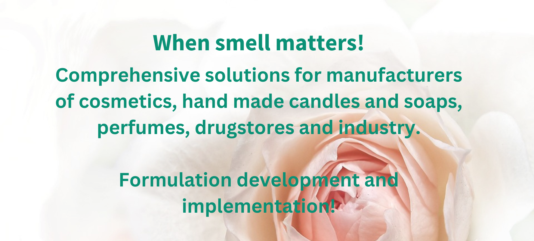 When smell matters!