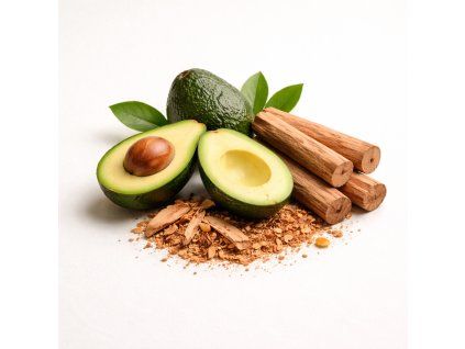 Avocado and sandalwood