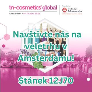 Pokud to máte do našeho showroomu v Praze daleko 😁, navštivte nás na veletrhu v Amsterdamu – in-cosmetics Global od 8. do...