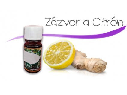 Aróma olej zázvor a citrón