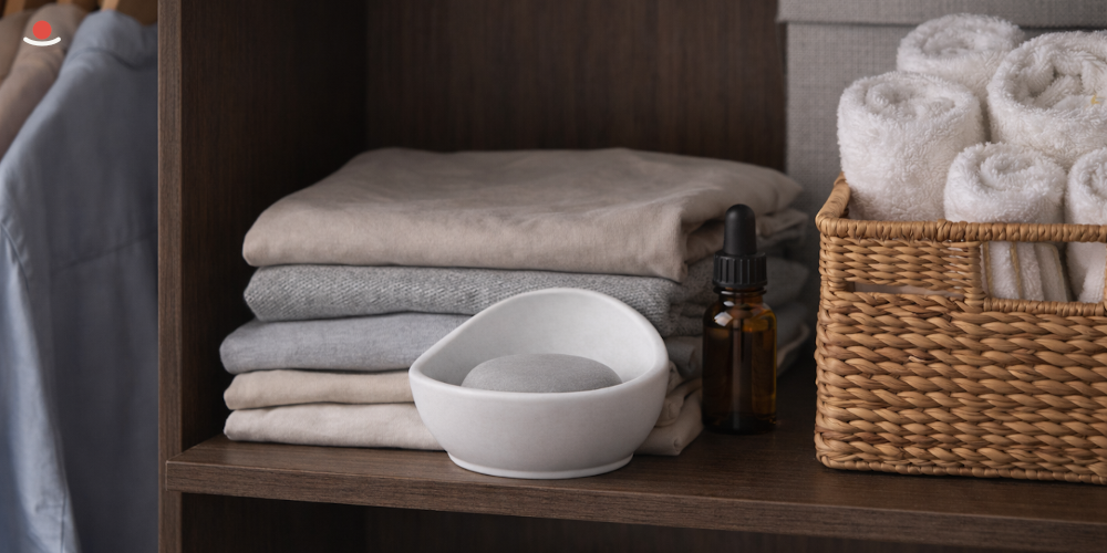 Aroma kámen v šatní skříni