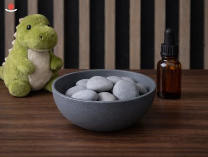 Tmavý Miyabi s šedými aromakamínky