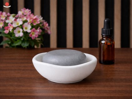 Bílý Nami s šedým aromakamenem